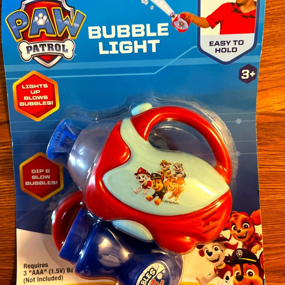 Paw Patrol Bubble Light
